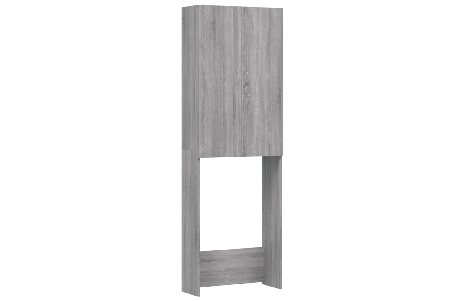 vidaXL Washing Machine Cabinet Grey Sonoma 64x25.5x190cm