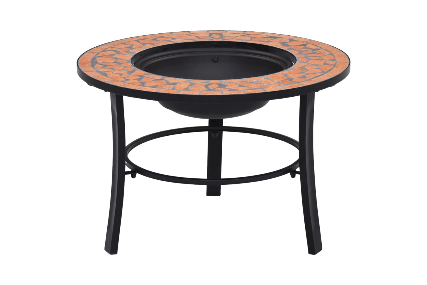 Vidaxl 46719 Vidaxl Mosaic Fire Pit Terracotta 68cm Ceramic