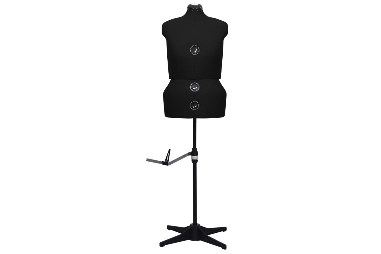 Vidaxl 288491 Adjustable Dress Form Female Black L Size 44-50-2