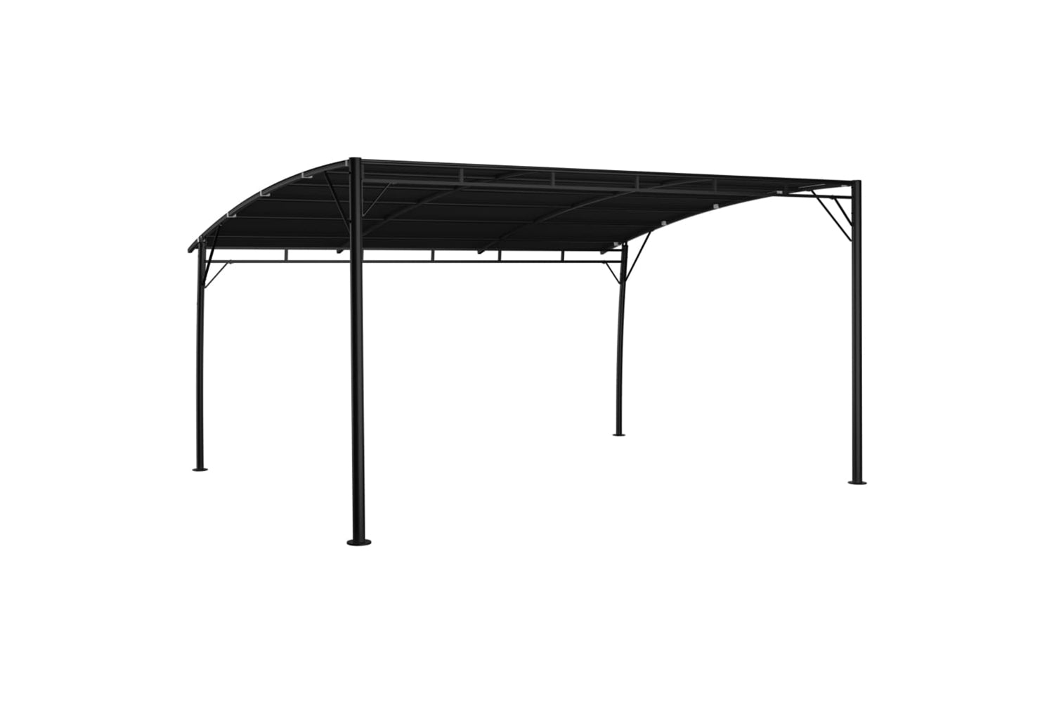Vidaxl 47979 Garden Sunshade Awning 4x3x2.55 M Anthracite-4