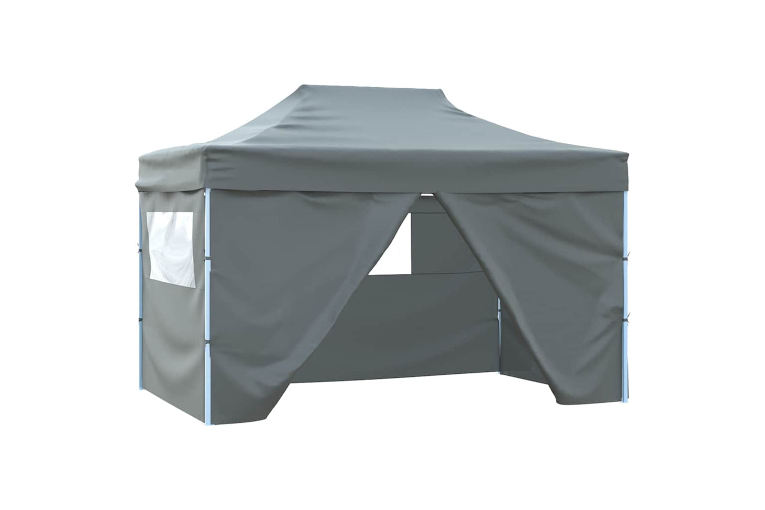 Vidaxl Foldable Tent Pop-up With 4 Side Walls 3x4.5 M Anthracite
