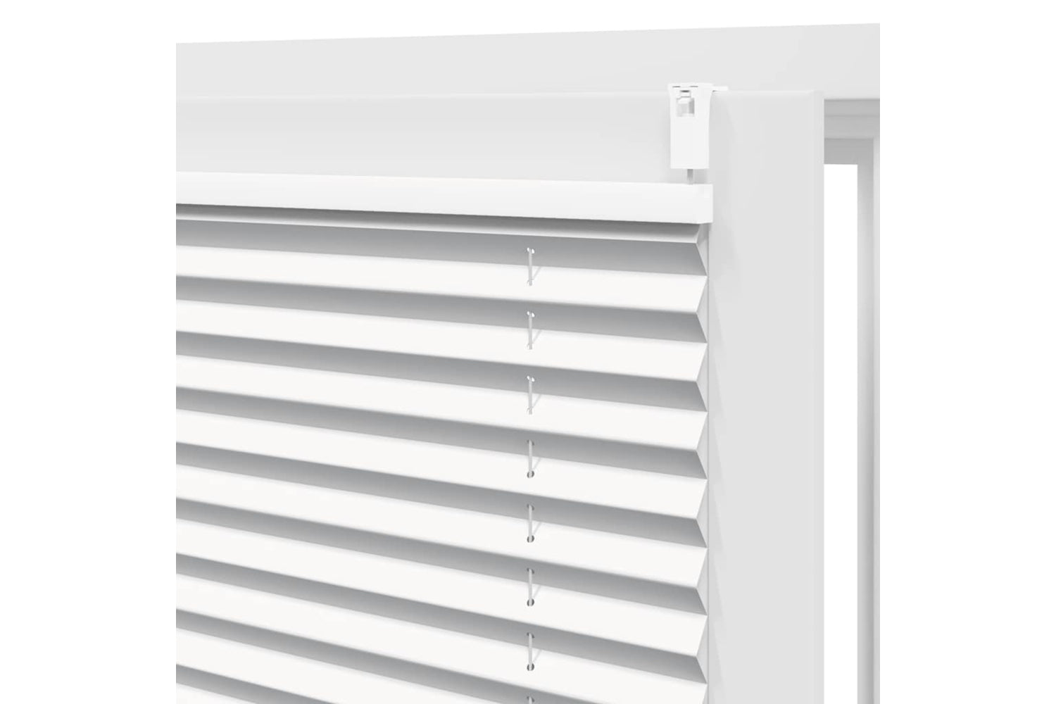 Vidaxl Plisse Blind 90x150cm White Pleated Blind-6