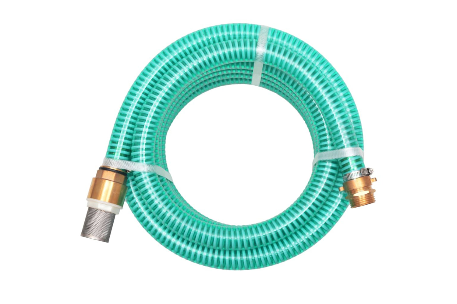 vidaXL 142886 Suction Hose With Brass Connectors 10 M 25mm Green