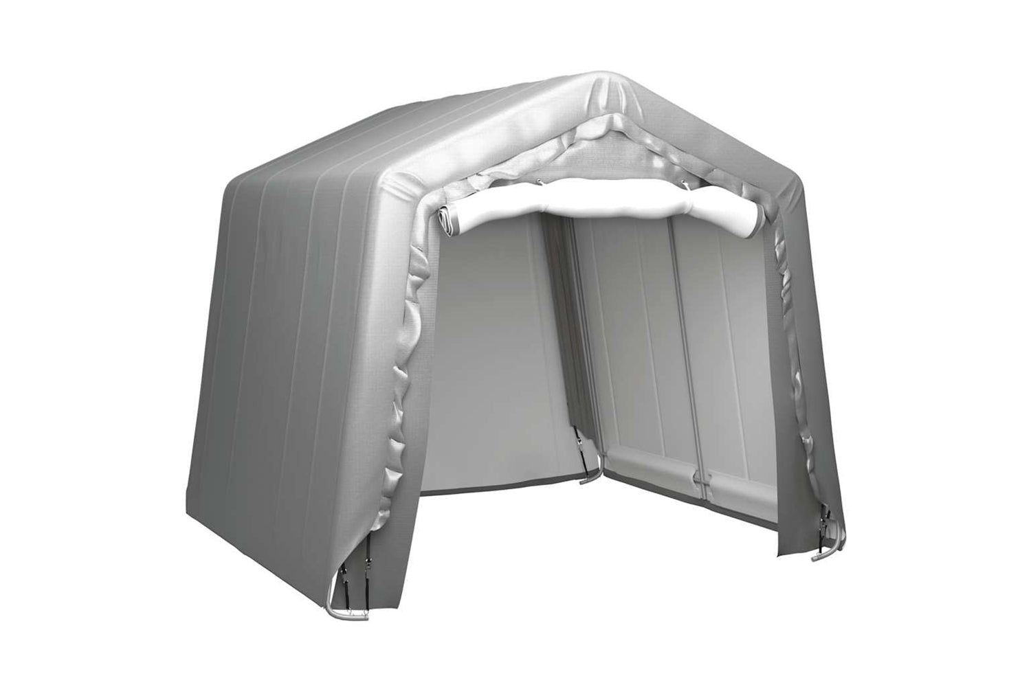 vidaXL 3079584 Storage Tent 240x240cm Steel Grey