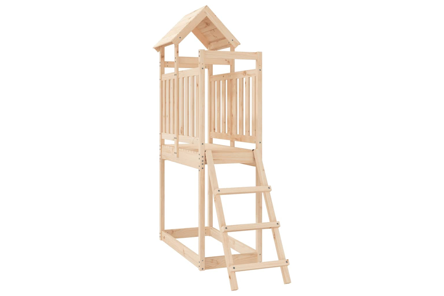 Vidaxl Outdoor Playset 53x110x214 Cm Solid Wood Pine