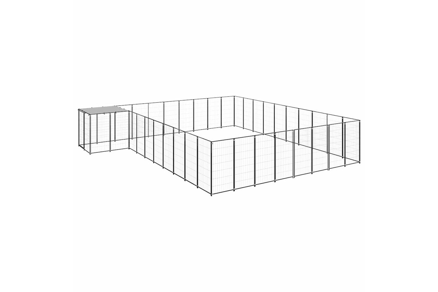 Vidaxl 3082240 Dog Kennel Black 25.41 M2 Steel