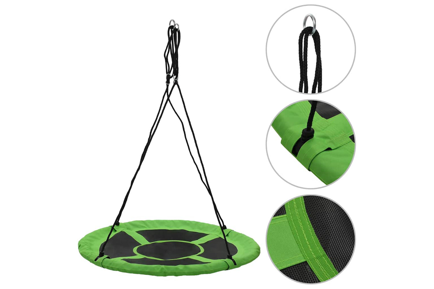 Vidaxl Swing 110 Cm 100 Kg Green-2