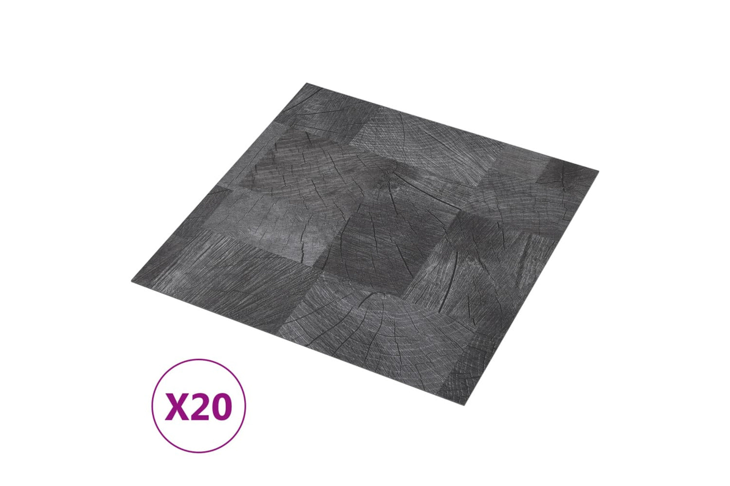 Vidaxl Self-adhesive Flooring Planks 20 Pcs Pvc 1.86 MÂ² Wood Structure-2