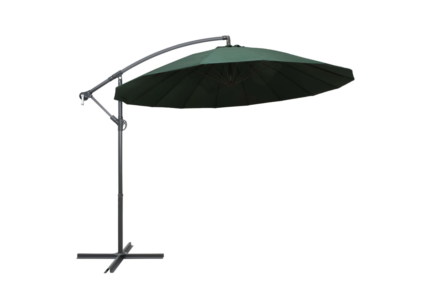 Vidaxl 47221 Hanging Parasol Green 3 M Aluminium Pole