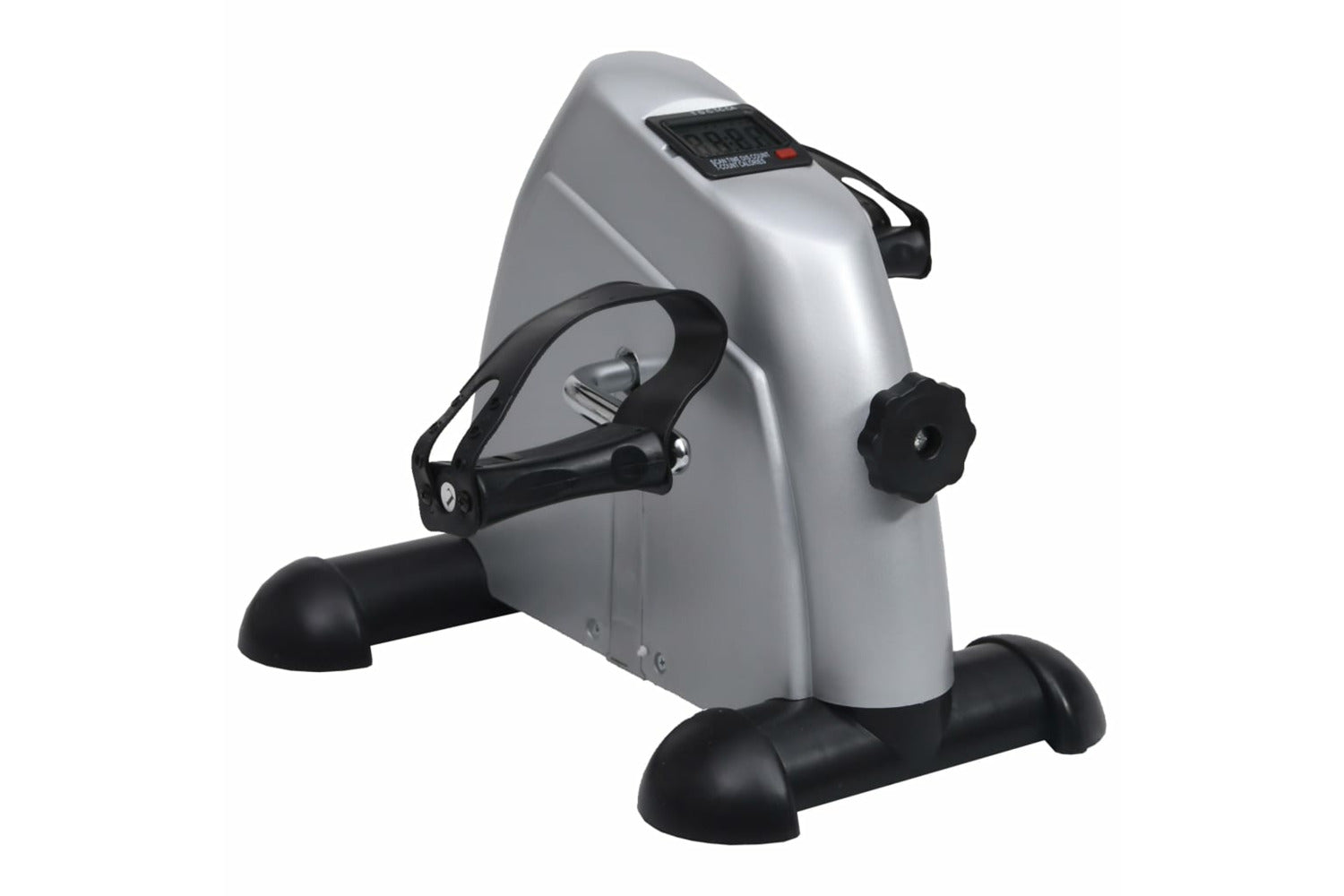 Vidaxl 90627 Silver Mini Exercise Bike With Plastic Flywheel-2