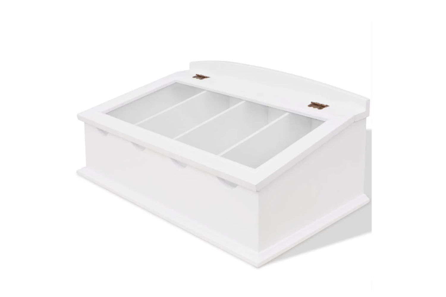 Vidaxl 242645 Cutlery Tray Mdf White Baroque Style