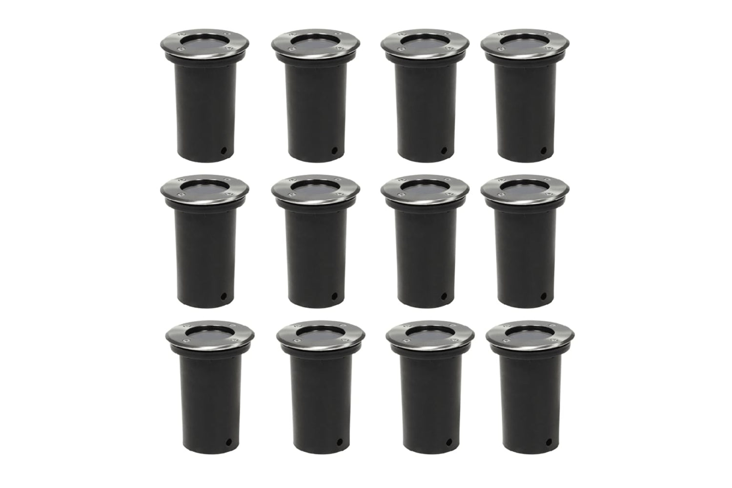 Vidaxl 160436 Outdoor Ground Lights 12 Pcs Round