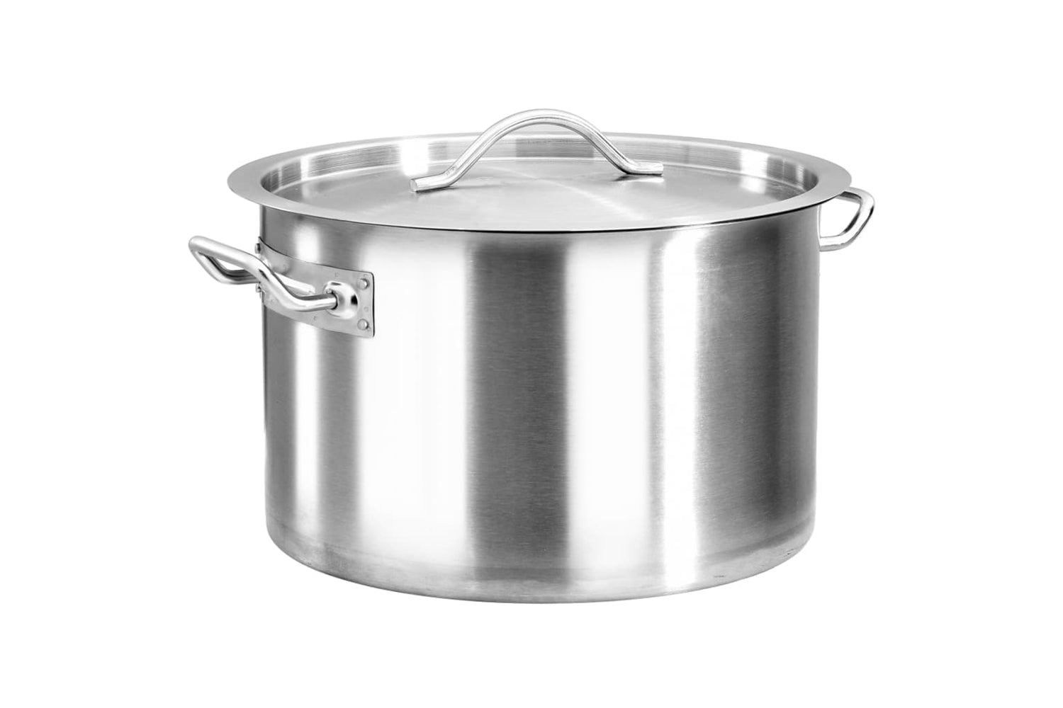 vidaXL 51138 Stock Pot 24 L 36x24cm Stainless Steel