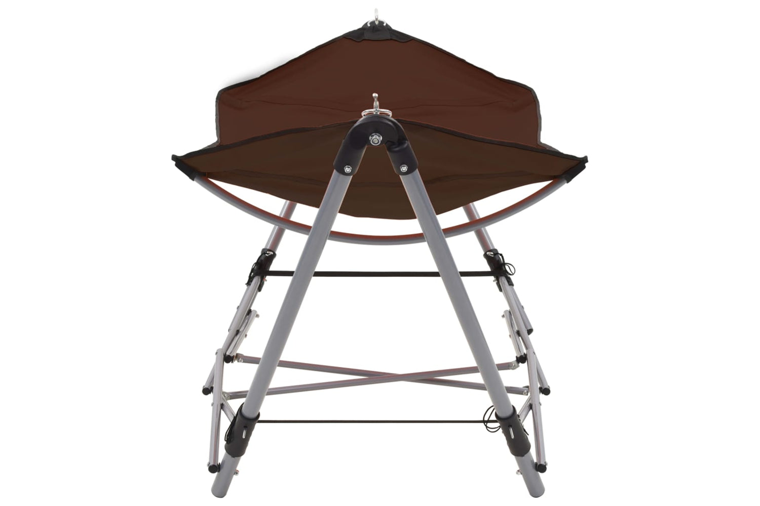Vidaxl 44367 Hammock With Foldable Stand Brown-2