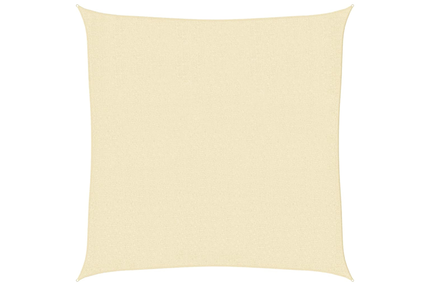 vidaXL 42287 Sunshade Sail Hdpe Square 3.6x3.6 M Cream