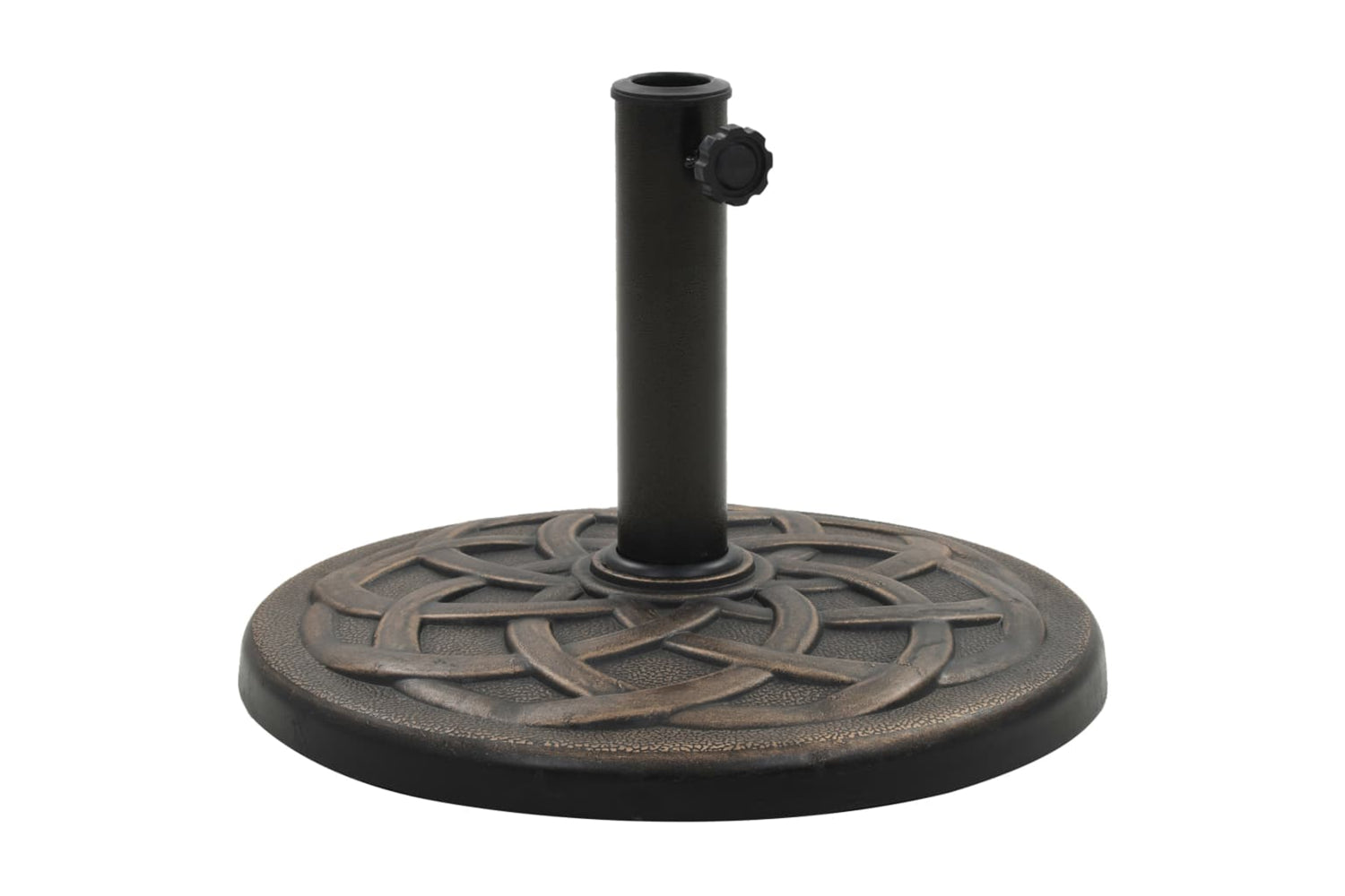 Vidaxl 45201 Parasol Base Round Polyresin 11 Kg Bronze