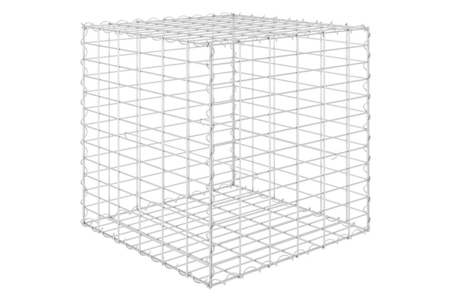 vidaXL 145651 Cube Gabion Raised Bed Steel Wire 60x60x60cm