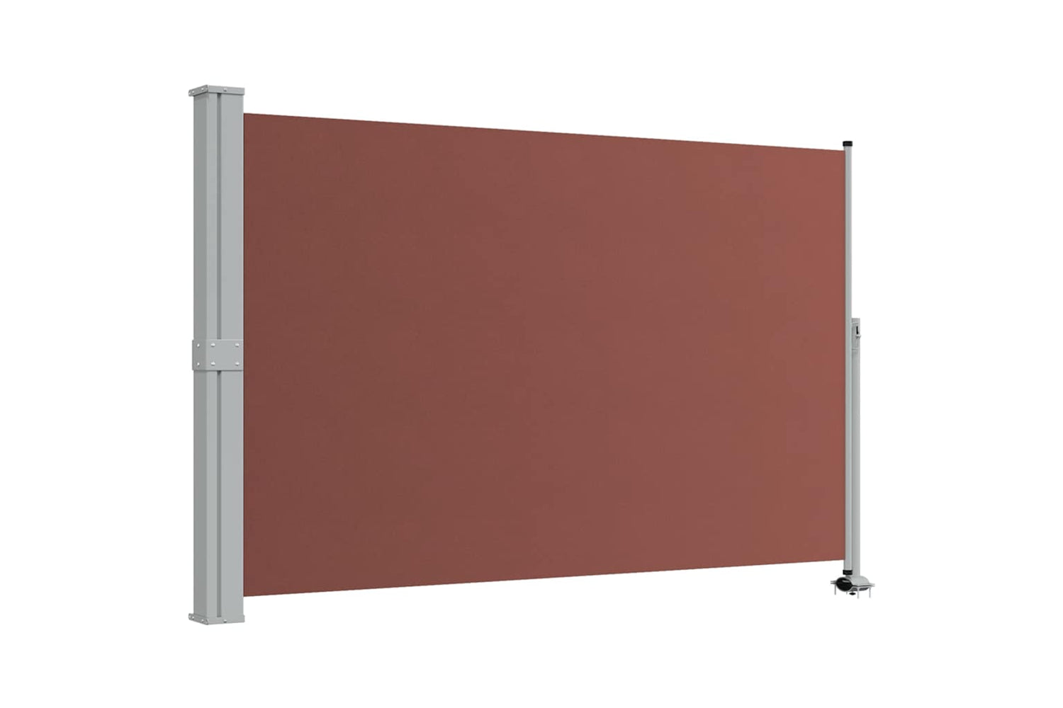vidaXL 48349 Patio Retractable Side Awning 160x300cm Brown