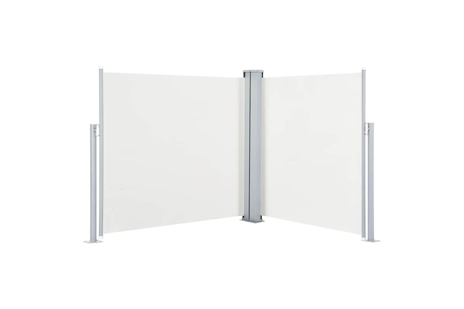 vidaXL 48443 Retractable Side Awning Cream 100x600cm
