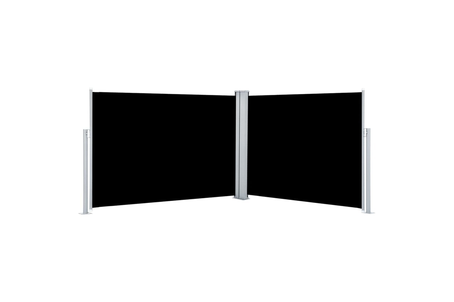 vidaXL 48472 Retractable Side Awning Black 100x1000cm