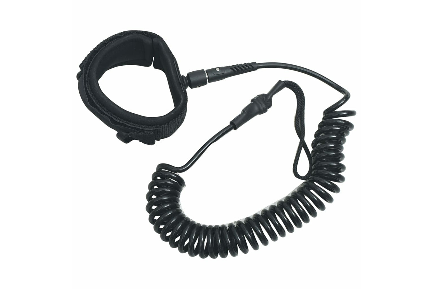 Vidaxl 92205 Sup Coiled Leash Black 10 Inch-2