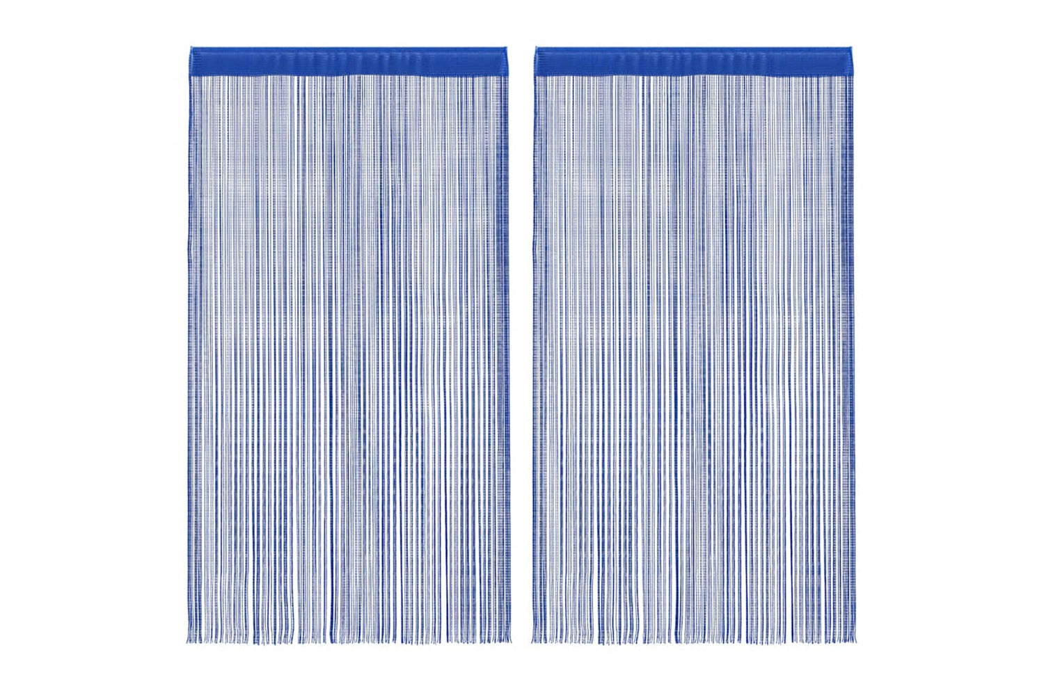 vidaXL 132407 String Curtains 2 Pcs 140x250cm Blue