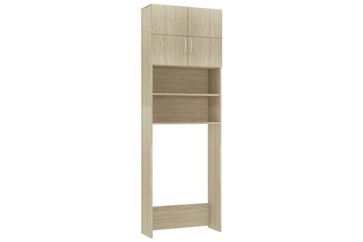 vidaXL 800030 Washing Machine Cabinet Sonoma Oak 64x25.5x190cm Engineered Wood