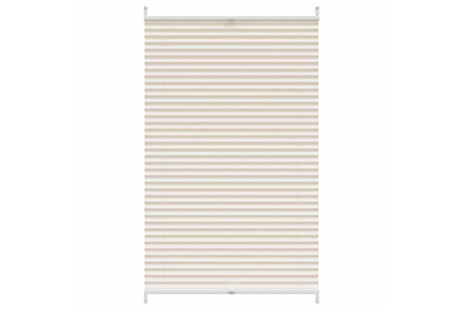 Vidaxl Plisse Blind 90x125cm Creme