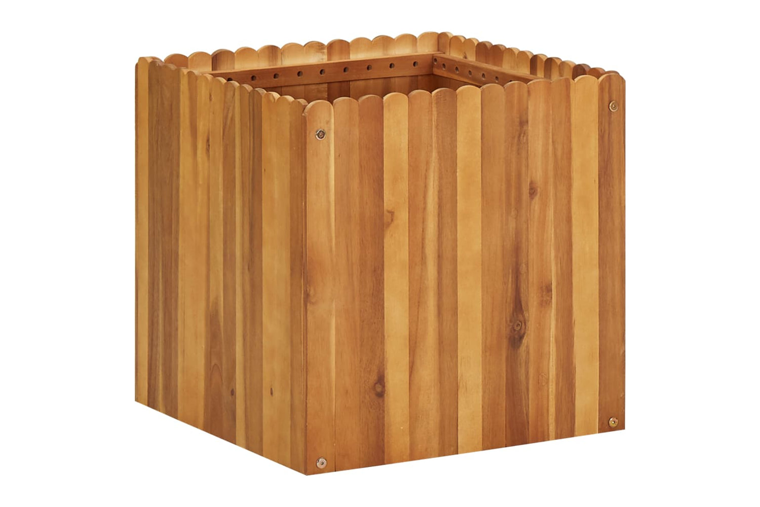 vidaXL 45927 Garden Raised Bed 50x50x50cm Solid Acacia Wood
