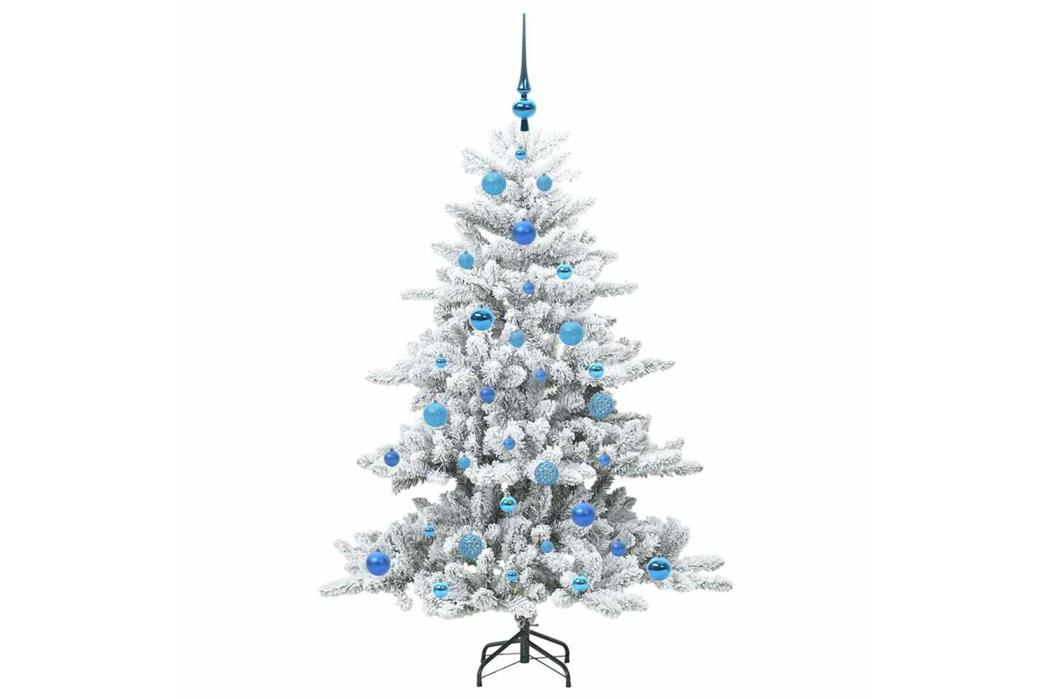 Vidaxl Artificial Hinged Christmas Tree With 150 Leds 150 Cm Pvc-4