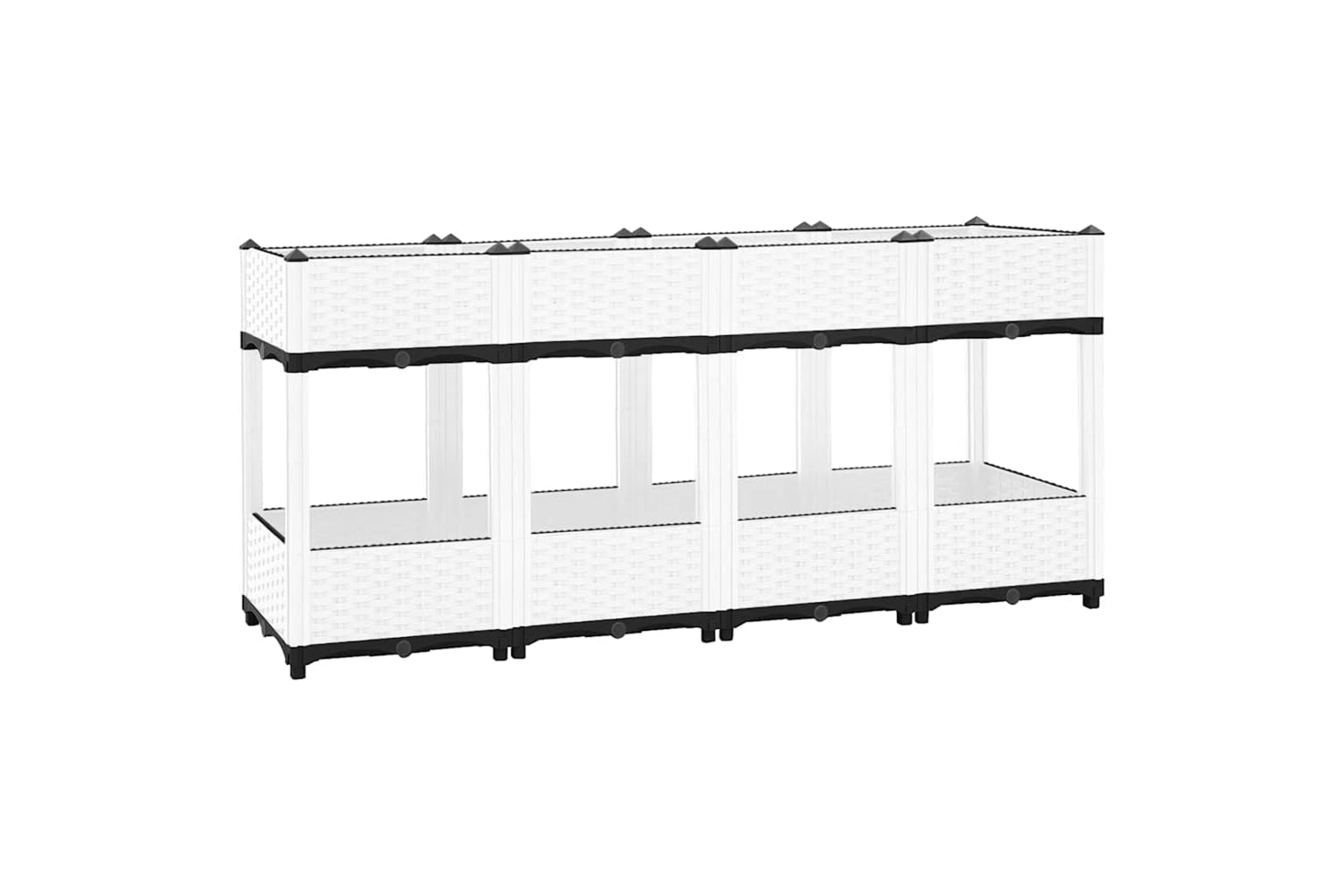 vidaXL Raised Bed 160x40x71cm Polypropylene