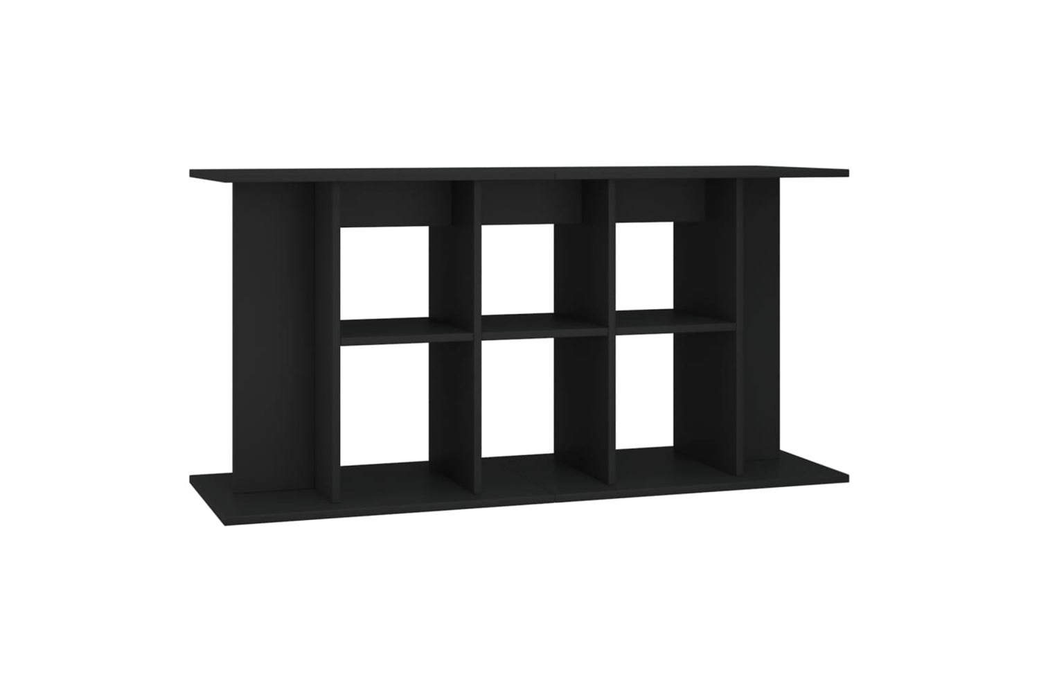 vidaXL 833592 Aquarium Stand Black 120x40x60cm Engineered Wood