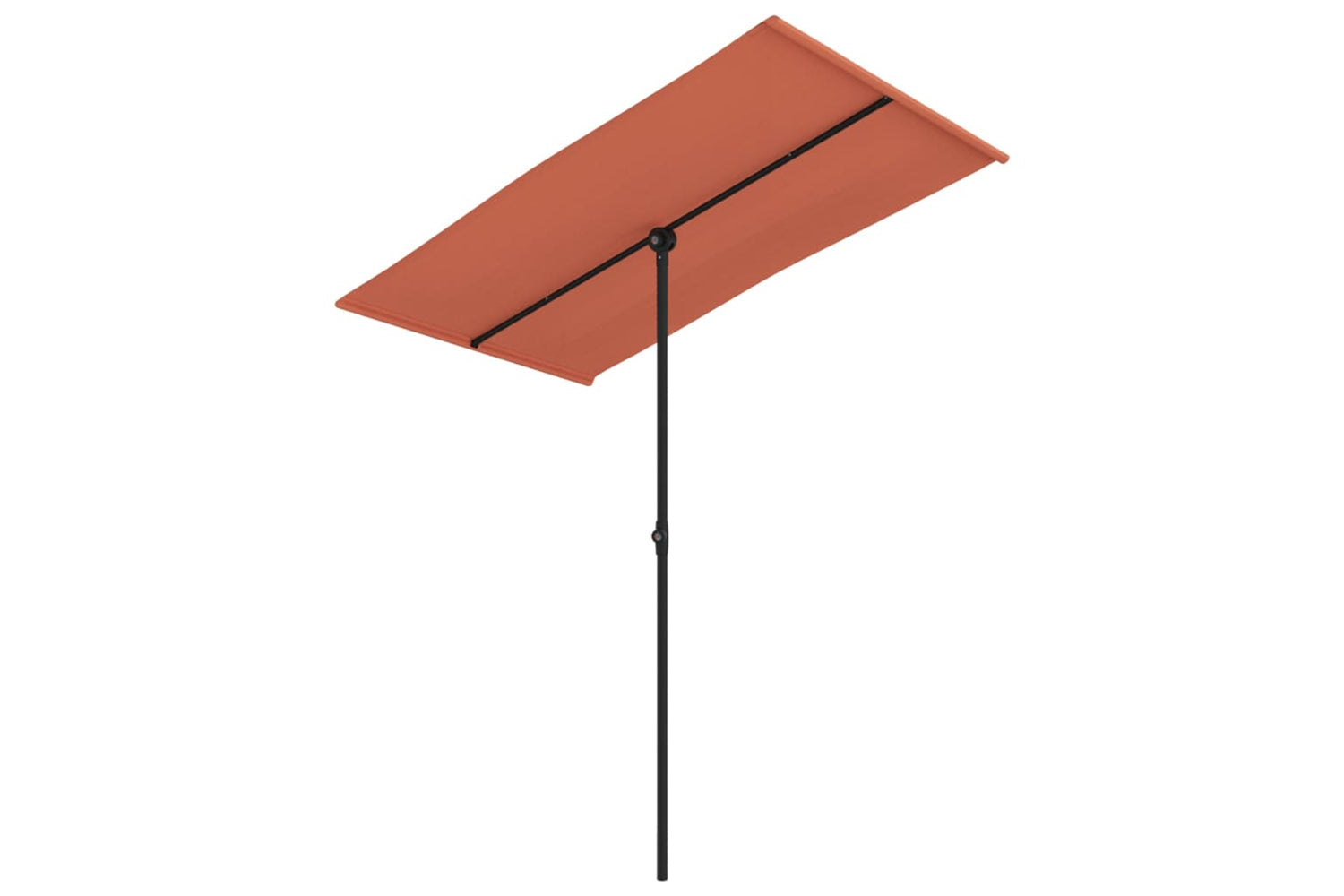 vidaXL 47333 Outdoor Parasol With Aluminium Pole 180x110cm Terracotta