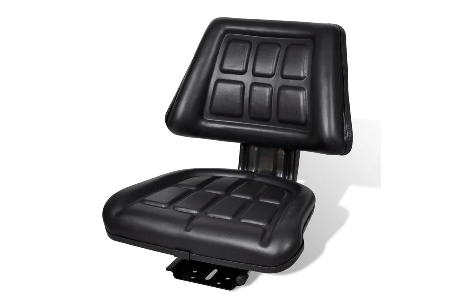 Vidaxl 210156 Tractor Seat With Backrest Black