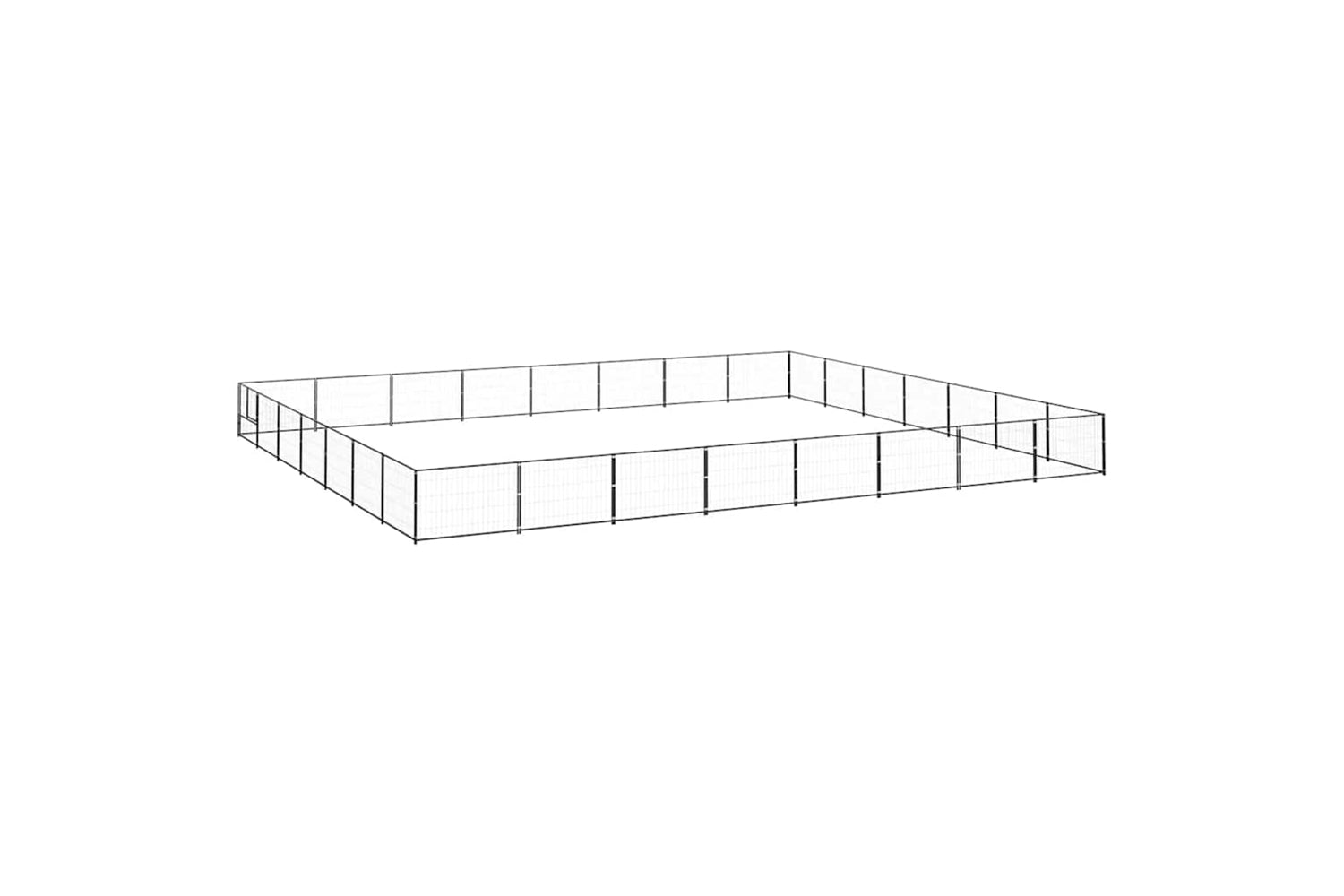 Vidaxl 3082180 Dog Kennel Black 56 M2 Steel
