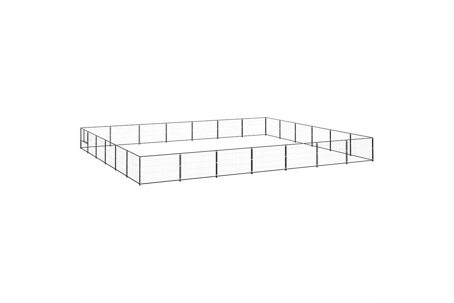 Vidaxl 3082170 Dog Kennel Black 42 M2 Steel