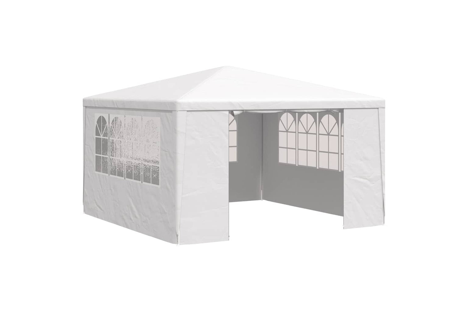 Vidaxl Professional Party Tent With Side Walls 4x4 M White 90 Gm/mÂ²