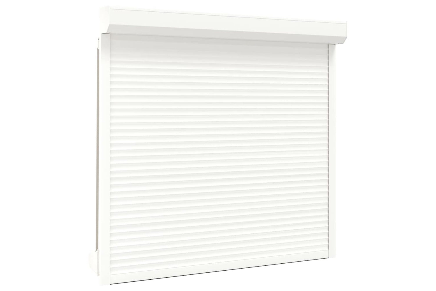 Vidaxl Roller Shutter Aluminium 160x150 Cm White-2