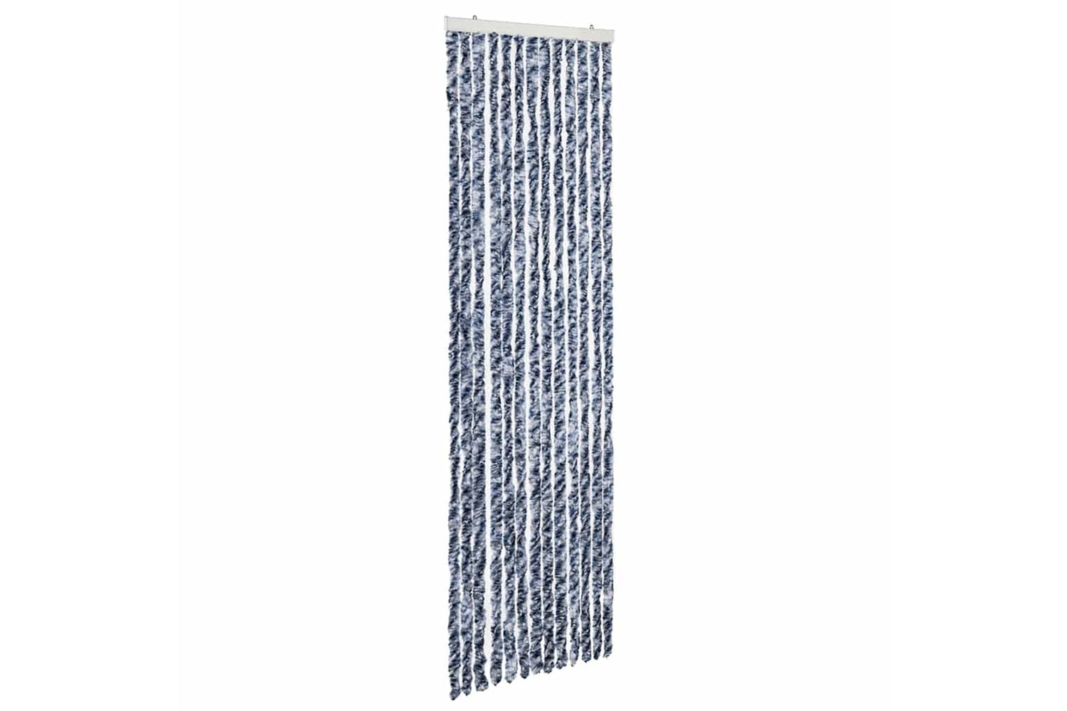 vidaXL Insect Curtain Blue, White And Silver 56x185cm Chenille