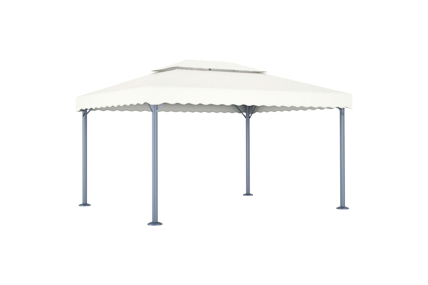 vidaXL 48062 Gazebo 400x300cm Cream Aluminium