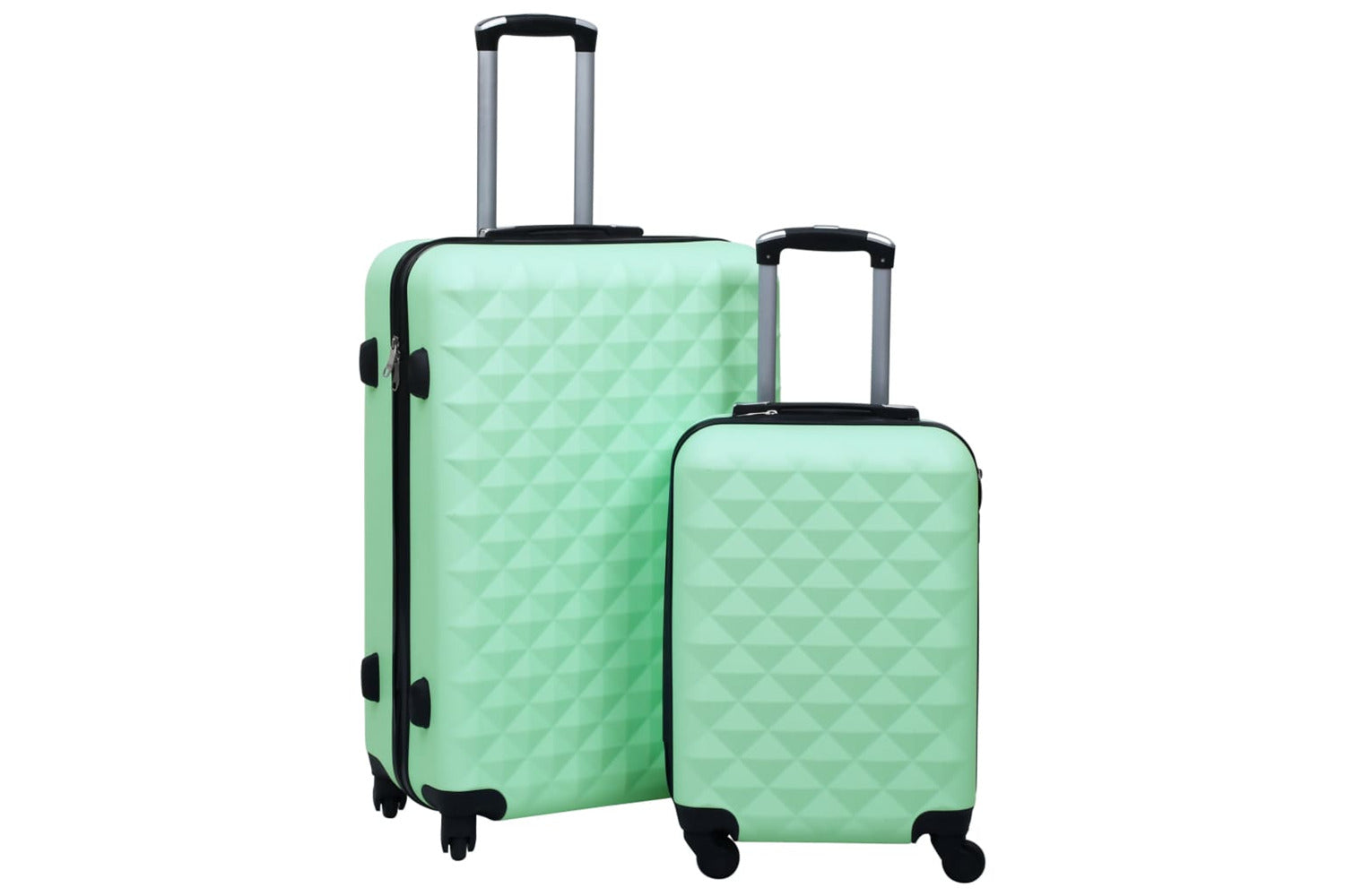 Vidaxl 92430 Hardcase Trolley Set 2 Pcs Mint Abs-2
