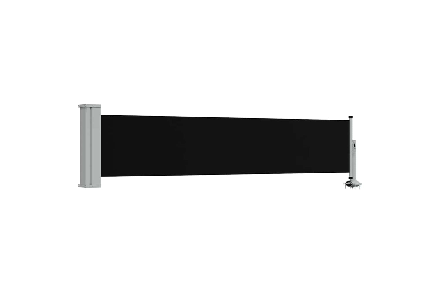 vidaXL 48352 Patio Retractable Side Awning 60x300cm Black