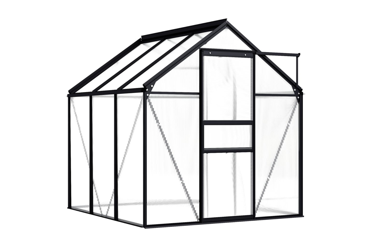 Vidaxl 48209 Greenhouse Anthracite Aluminium 3.61 Mâ²