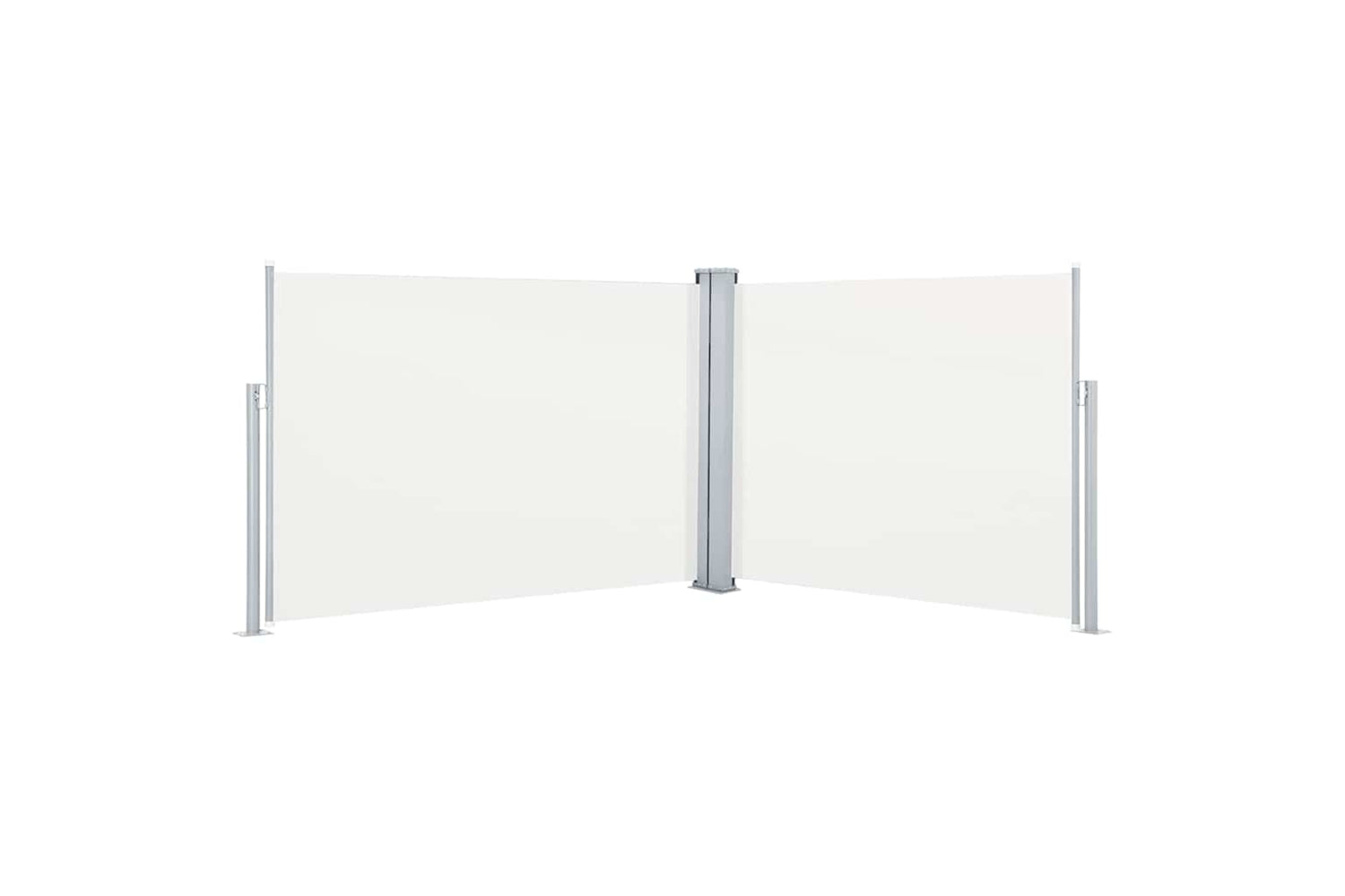 vidaXL 48473 Retractable Side Awning Cream 100x1000cm