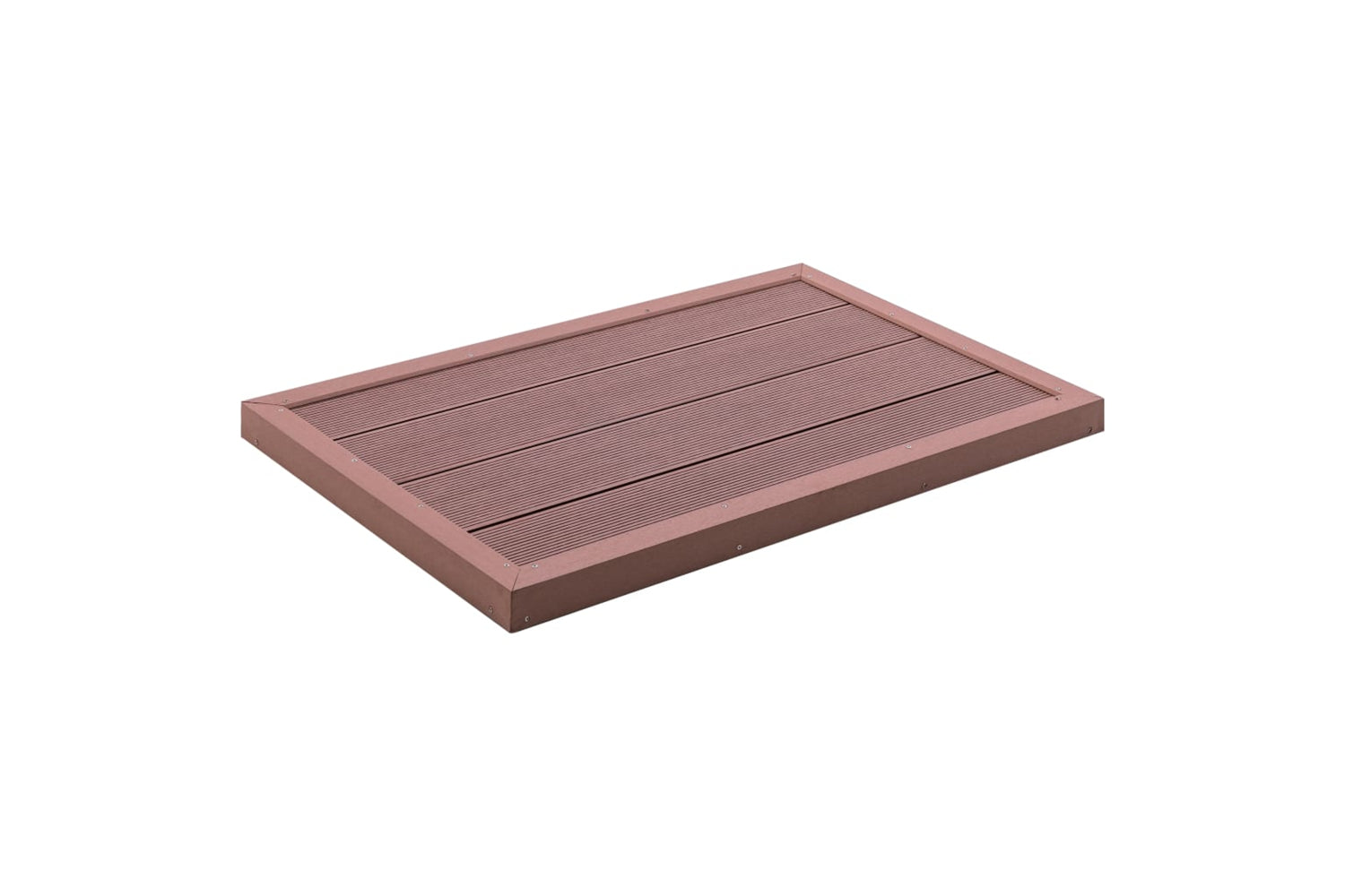 vidaXL 49065 Floor Element For Solar Shower Brown 101x63x55cm Wpc