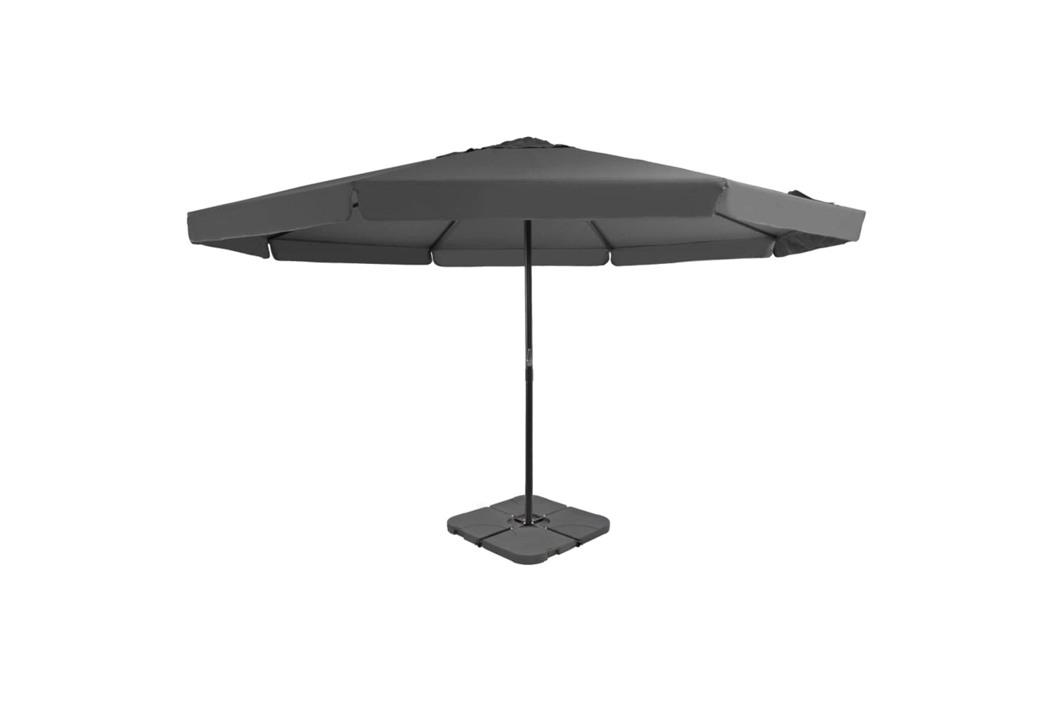 Vidaxl 276323 Outdoor Umbrella With Portable Base Anthracite