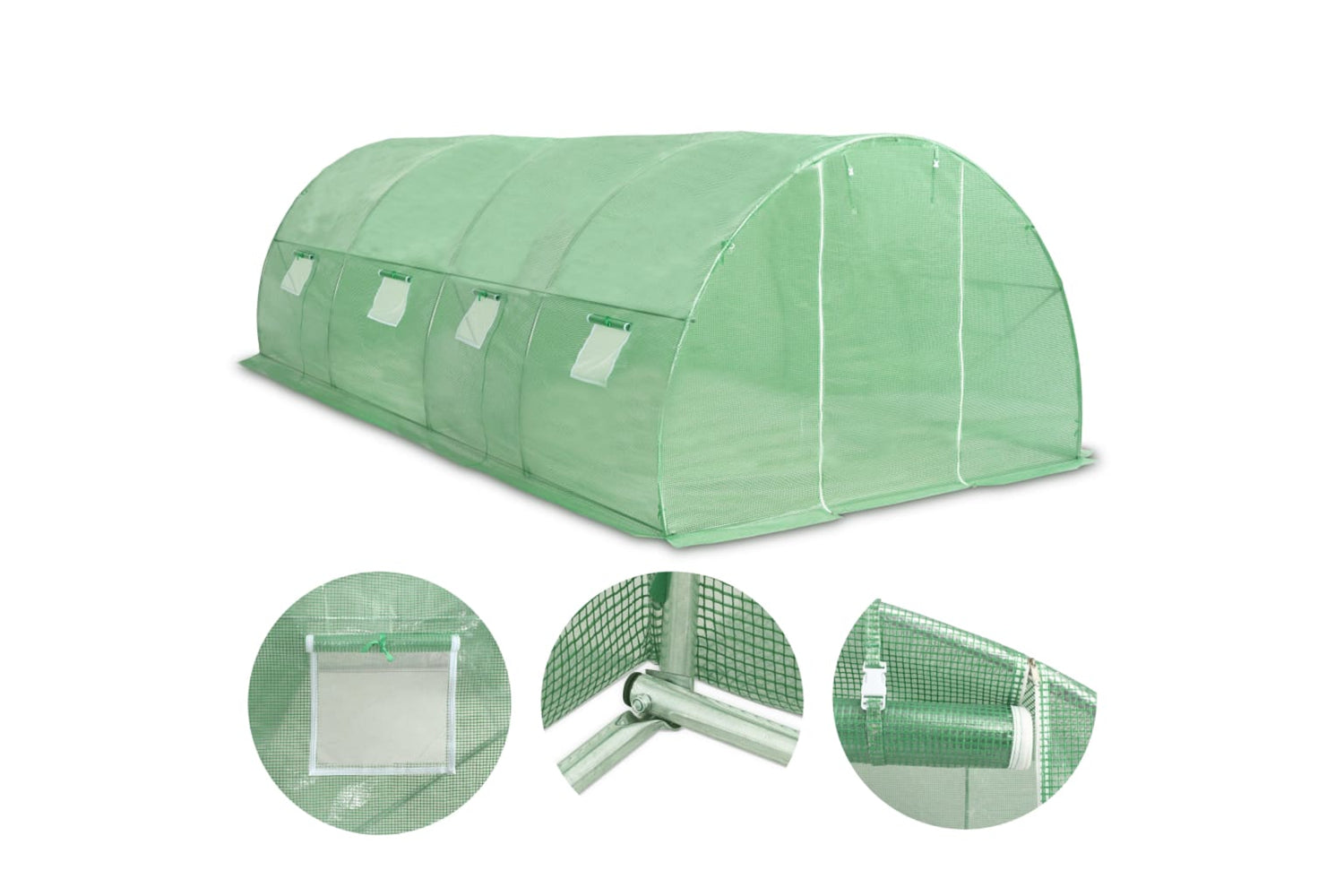 vidaXL 45536 Greenhouse 18mÂ² 600x300x200cm