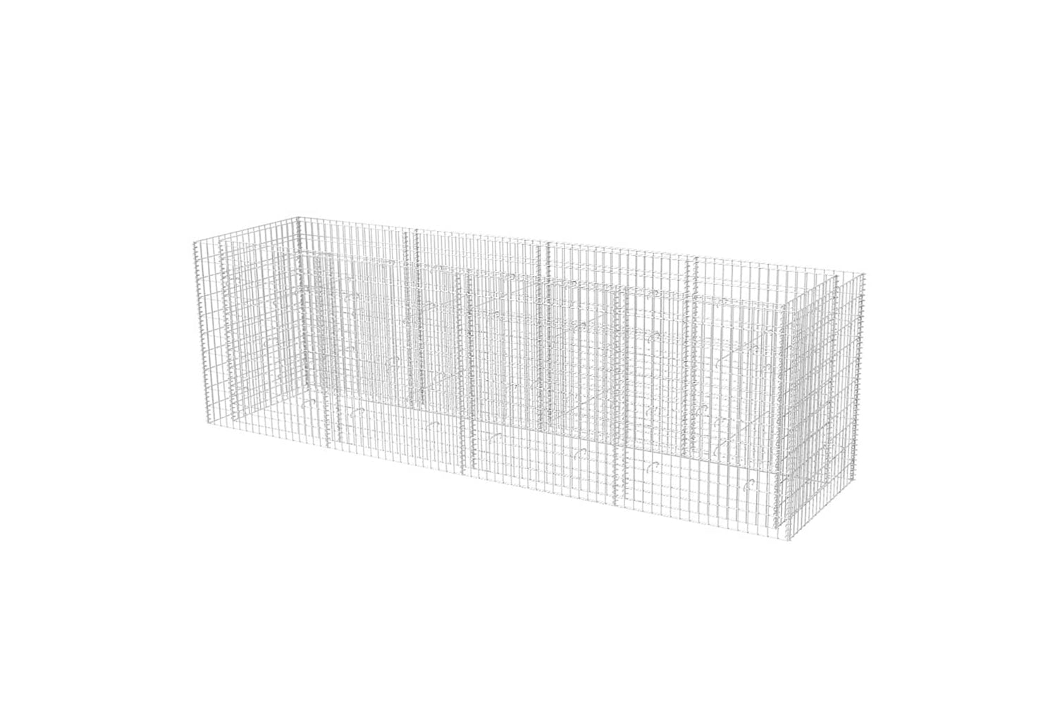 vidaXL 142553 Gabion Raised Bed Steel 360x90x100cm