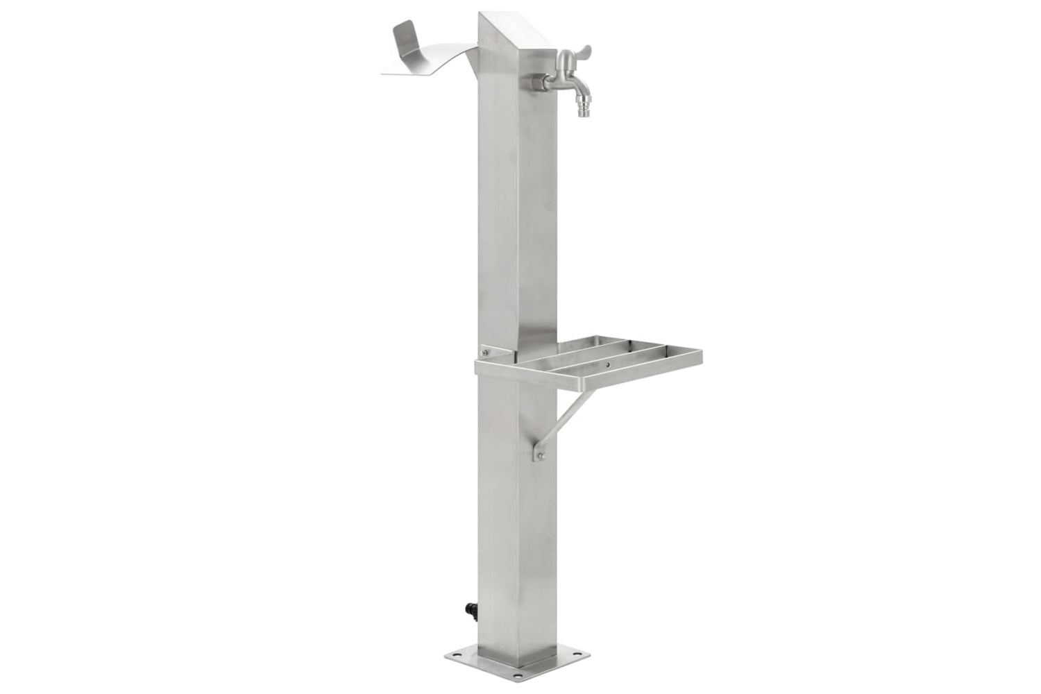 vidaXL 45455 Garden Water Column Stainless Steel Square 95cm