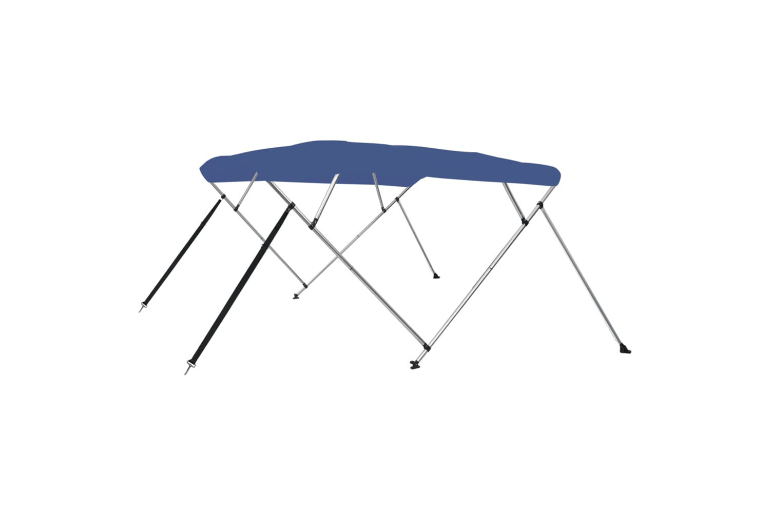 vidaXL 92371 4 Bow Bimini Top Blue 243x196x137cm-2